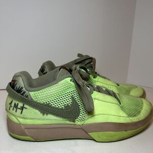 Size 9.5 Nike Ja 1 NRG Halloween - Zombie neon green‎